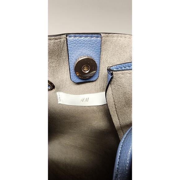 H&M Blue Bucket Shoulder Bag NWT - Picture 12 of 12